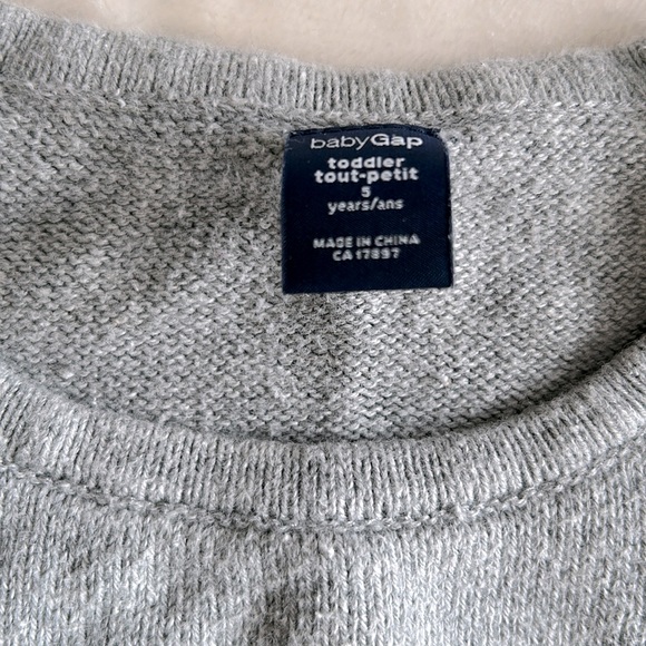 Gap Cotton Peplum Ruffle Sweater Size 5 - Picture 3 of 5